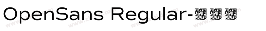 0penSans Regular字体转换